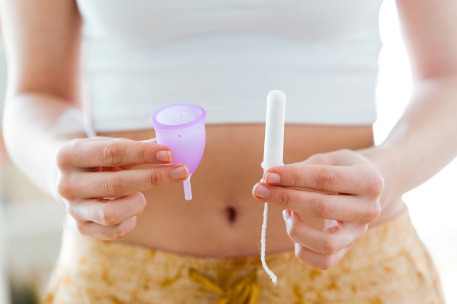 Menstruationstasse nach Geburt